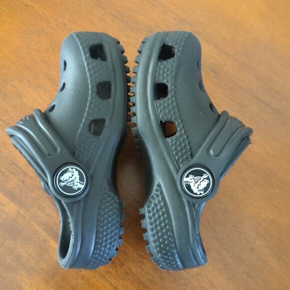Crocs classic black clogs toddler little kids size C4 - Picture 1 of 5
